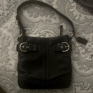 Coach vintage leather hand bag